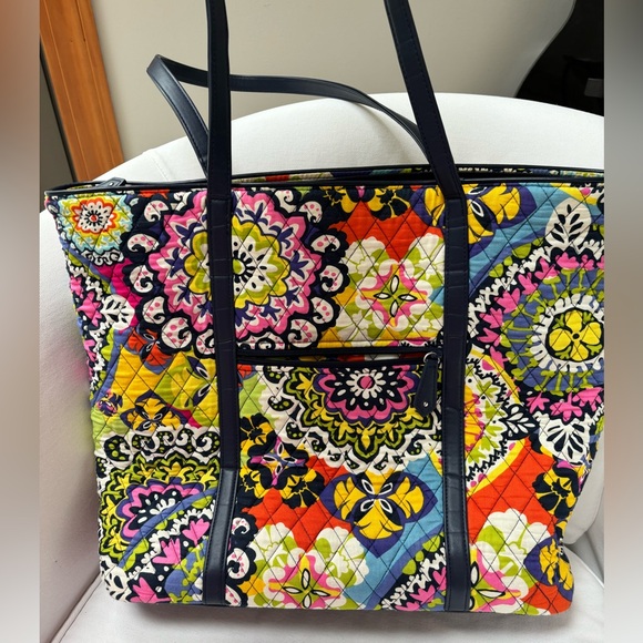 Vera Bradley Large Tote Bag Rio Pattern - Picture 4 of 4